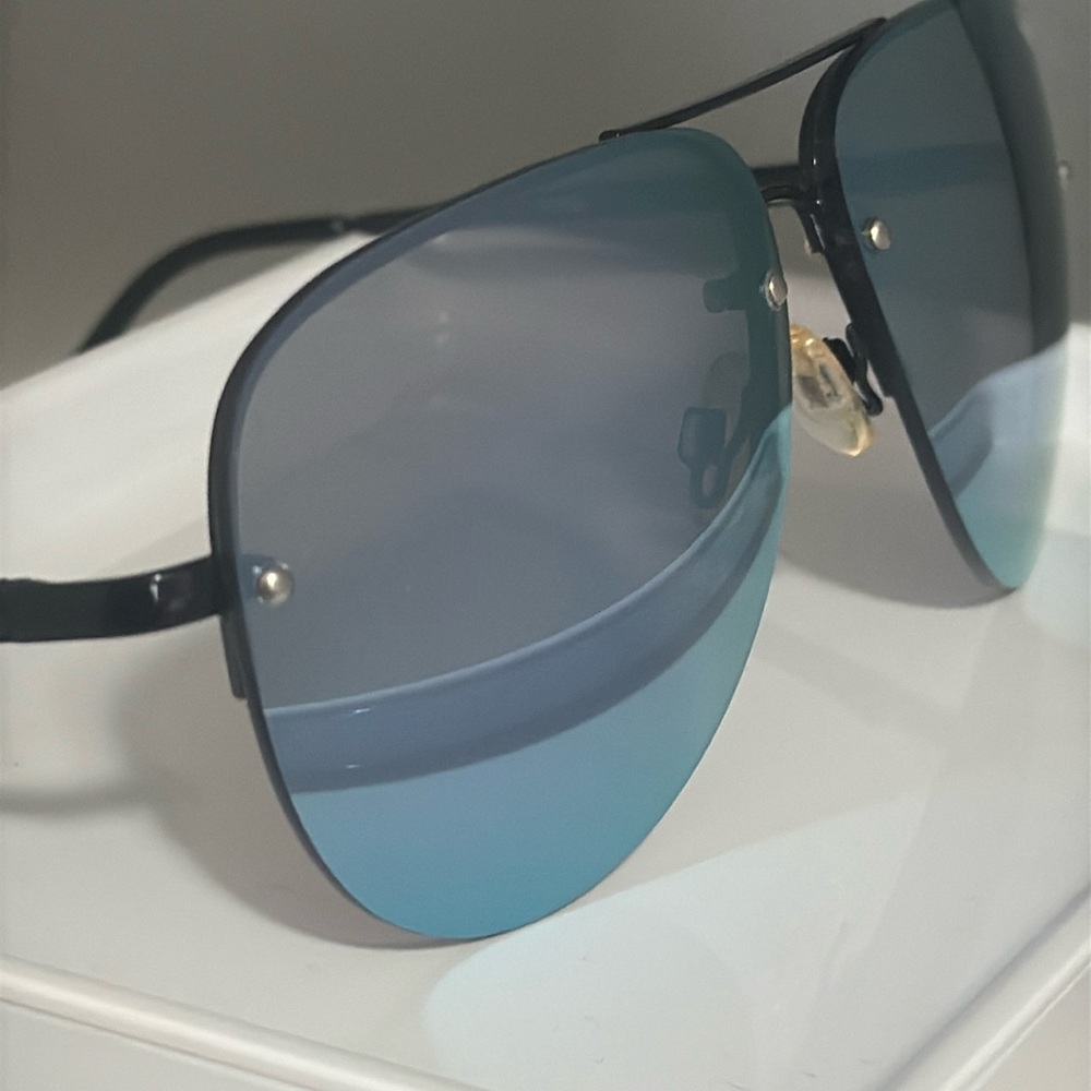 Quay Australia Muse Black and Purple Mirrored Sunglasses - Picture 4 of 10
